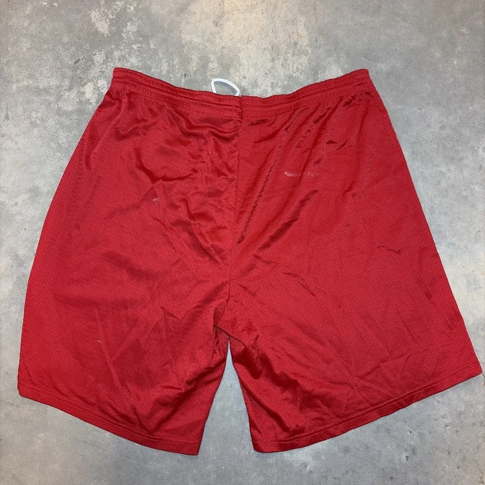 Vintage 80's Champion Chicago Bulls Mesh Gym Shorts Mens Large USA Made